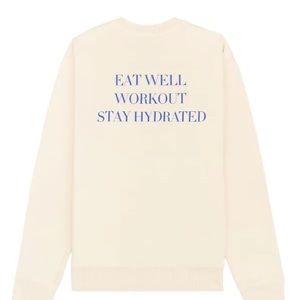 Sporty & Rich “Stay Hydrated” Crewneck